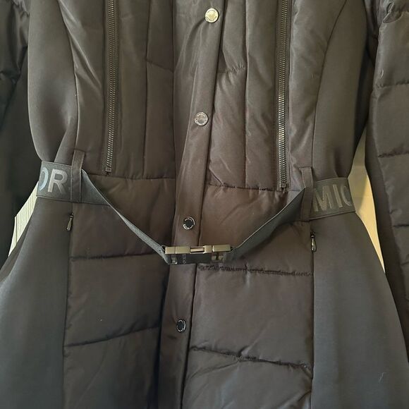 NWT Michael Michael Kors Belted Puffer Coat - Picture 8 of 11
